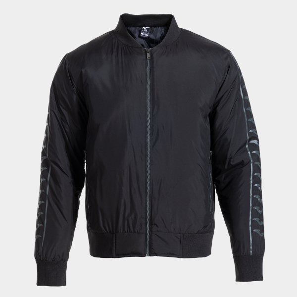 Icono utcai bomber dzseki fekete sötétszürke