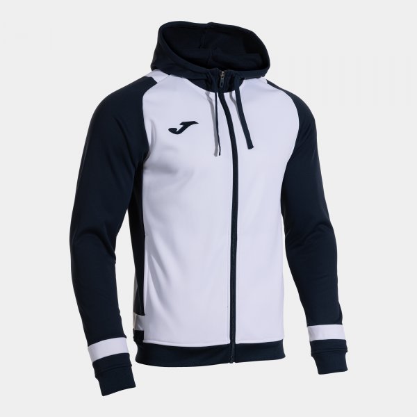 Phoenix iii cipzáras kapucnis pulóver fehér tengerészkék