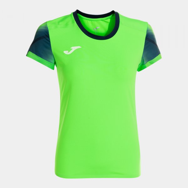 Elite xi rövid ujjú póló fluo zöld sötétkék