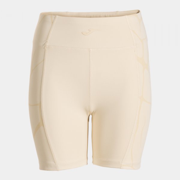 Lélegző rövid leggings bézs